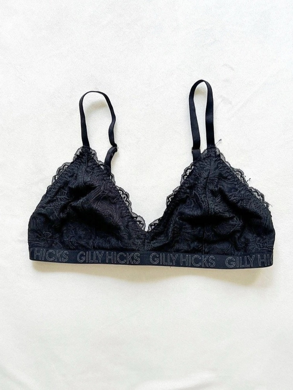 Gilly Hicks Bralette Lace in Black Size Medium